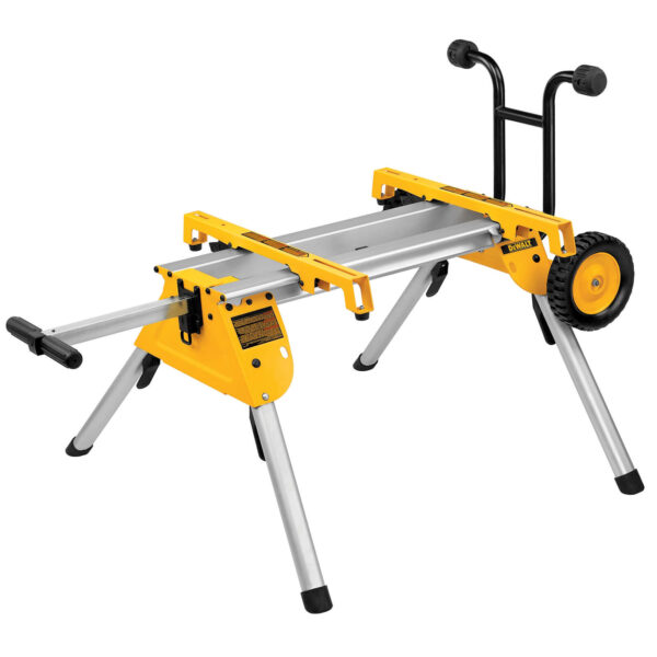 DeWALT Untergestell Rollbar DE7400-XJ für DW745, klappbar - für Tischkreissägen, gummierter Transportgriff – Bild 2
