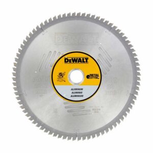 DeWalt Metall-Kreissägeblatt DT1916-QZ Sägeblatt für Aluminium, Extrem widerstandsfähig, 305/30mm, 80TFZ