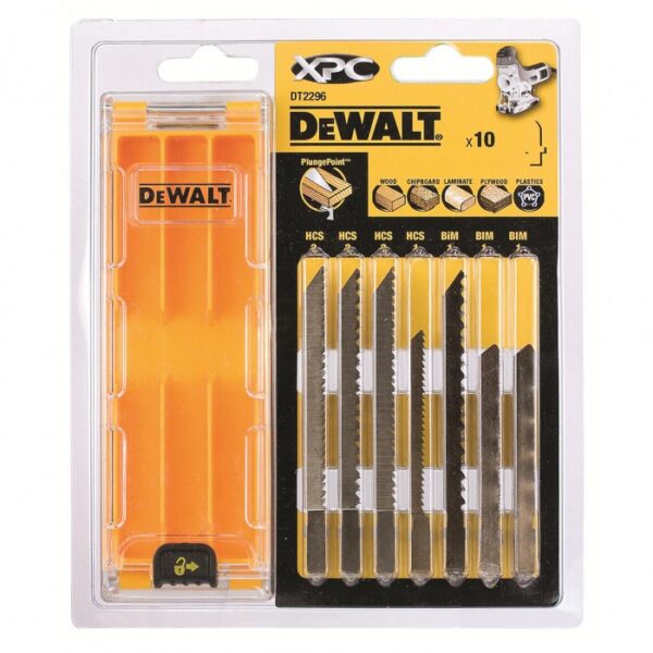 DeWALT XPC Stichsägeblätter Set DT2296-QZ 10-teilig, Sägeblätter Holzsägeblätter – Bild 2