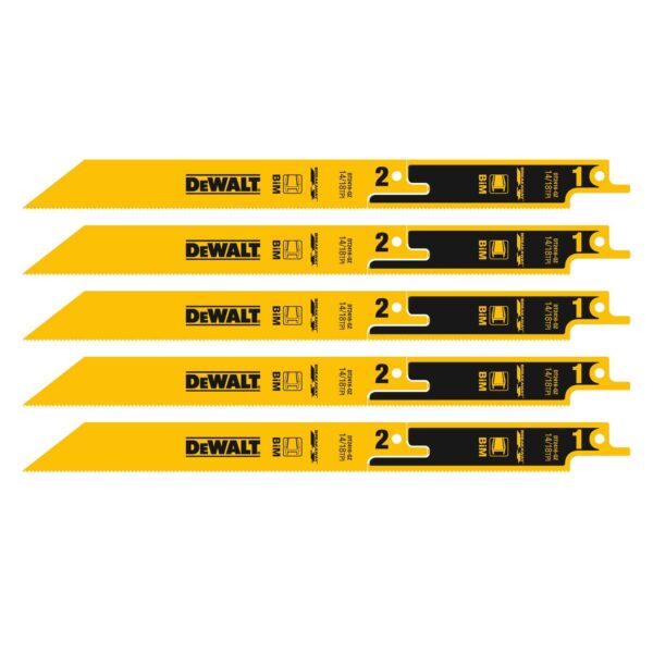 DeWALT Säbelsägeblatt-Set BIM Metall 2in1 - DT2446, DT2416, DT2417 - verschiedene Ausführungen – Bild 2