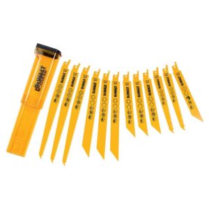 DeWALT Säbelsägeblätter-Set Mix DT2445-QZ Säbelsägeblatt Set Bi Metall 12-teilig