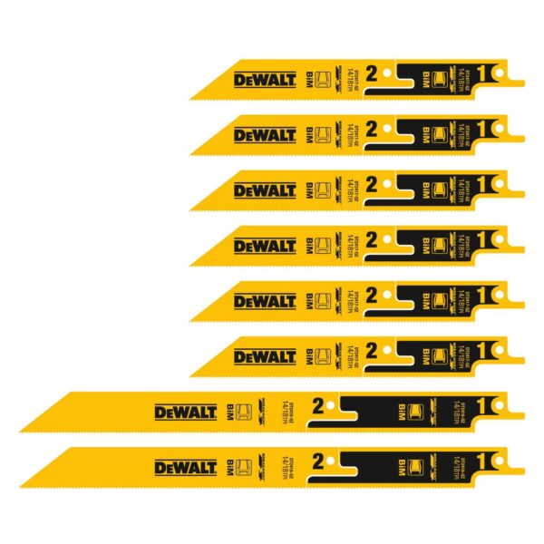 DeWALT Säbelsägeblatt-Set BIM Metall 2in1 - DT2446, DT2416, DT2417 - verschiedene Ausführungen – Bild 2