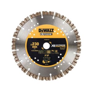 DeWALT Diamanttrennscheibe DT40260 Beton, Ziegel, Natur- und Kunststein, 2x längere Laufzeit - 230mm