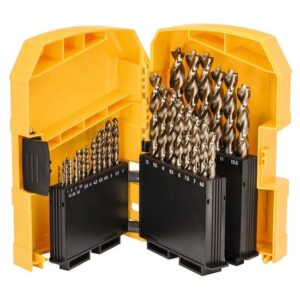 DeWALT Extreme Metallbohrer-Set HSS-Co. DT4957 - Set inkl. 29 x Kernverstärkte Metallborher in den größen 1-13 mm