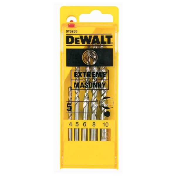 DeWALT Steinbohrer Set EXTREME DT6956-QZ Hartmetall 5-teilig - robust, langlebig – Bild 2