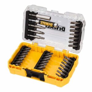 DeWALT Schrauber-Bit-Set DT70709-QZ, 1/4” Sechskant oder Bohrfutter, Twist-Up-Bit-Halterung - 33-teilig