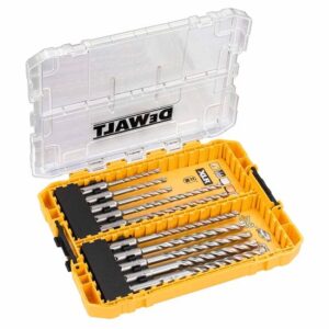 DeWALT Hammerbohrer- Set DT70752-QZ Steinbohrer, Betonbohrer, SDS-Plus, EXTREME Full Carbide, 10-teilig