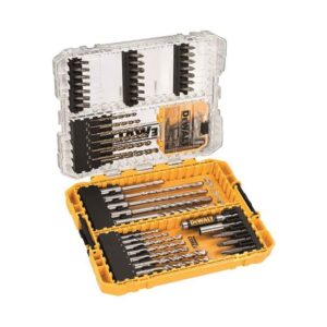 DeWALT Bit und Bohrer-Set DT70760-QZ inkl. Tough Case und Magnethalter, hohe Passgenauigkeit - 68-teilig