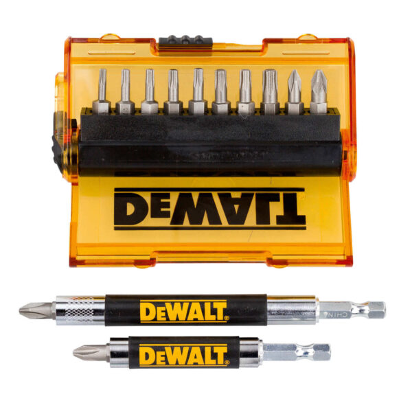 DeWALT Bit-Set DT71570, Philips, Pozidrive, Innensechsrund, Bithalter, T-STAK kompatibel, 14-teilig – Bild 2