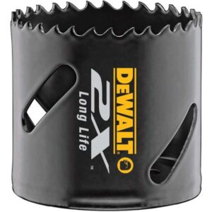 DeWALT Lochsäge DT8151L-QZ EXTREME 2X HSS Bi-Metall 51x46mm, Universalspanndorn für alle Marken, hohe Lebensdauer, Dünnwandig