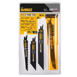 DeWALT Säbelsägeblatt-Set DT99551-QZ 8-teilig - Sägeblätter Holz und Metall, Zubehör für Säbelsäge DCS388 FLEXVOLT XR