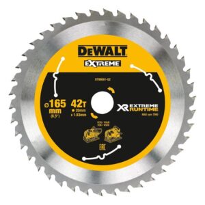DeWALT Akku-Tauchkreissägeblatt DT9956 Extreme Runtime XR - Sägeblatt für FlexVolt DCS520