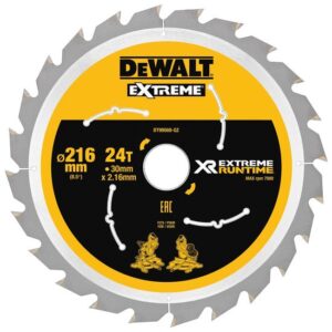 DeWALT Akku-Tischkreissägeblatt DT995 Extreme Runtime XR - Sägeblatt für FlexVolt DCS7485