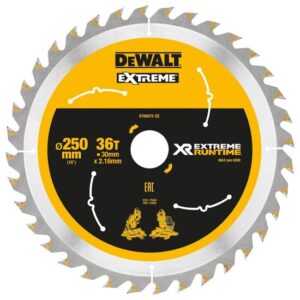 DeWALT Akku-Tischkreissägeblatt DT995 Extreme Runtime XR - Sägeblatt für FlexVolt DCS7485