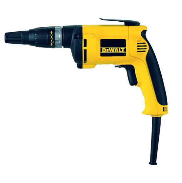 DeWALT DW274-QS Trockenbauschrauber, Schnellbauschrauber Profi 540 Watt - Set inklusive Tiefenanschlag, Bithalter und Gürtelclip – Bild 2
