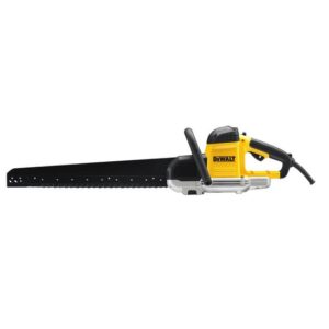 DeWALT DWE397-QS Spezialsäge Alligator 17 Zoll - 430mm - 1700 W - inkl. HM-Sägeblattsatz DT2974 einfache Schnitte in Hohlochziegel (Poroton)