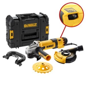 DeWALT Winkelschleifer DWE4257KT-QS Ø 125mm 1500 Watt - inkl. Beton-Oberflächen-Set in T-STAK Box
