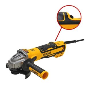 DeWALT Elektronischer-Winkelschleifer DWE4357-QS 125mm 1700 Watt - bürstenlos - inkl. Zusatzhandgriff, Schnellspannmutter, Schutzhaube, Drehzahlvorwahl