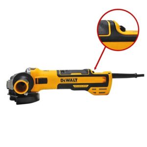 DeWALT Elektronischer Winkelschleifer INOX DWE4369-QS 125mm 1700 Watt - bürstenlos - inkl. Zusatzhandgriff, Schnellspannmutter, Schutzhaube, Drehzahlvorwahl