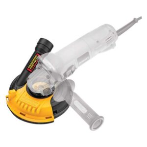 DeWALT Absaughaube DWE46150-XJ für Winkelschleifer der Marke DeWalt 115/ 125 mm, perfekte Absaugung ohne Schleifstaub