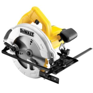 DeWALT Handkreissäge DWE560-QS 65 mm 1200 Watt inkl. 24 Zahn HM-Sägeblatt + Prallelanschlag + Schutzhauben-Aufsatz für die Staubabsaugung + Schlüssel für Sägeblattwechsel
