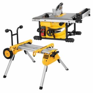 DeWALT Tischkreissäge mit Untergestell DWE7485RS-QS, Kreissäge, Tischsäge, Holzsäge - 1850W
