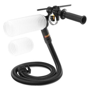 DeWALT SDS-plus Universal-Staubabsaugung DWH201D-XJ, Zusatzhandgriff, Absaugschlauch, 2 Bohrhülsen, 2 Adapter
