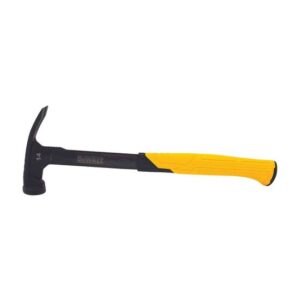 DeWalt XP Klauenhammer, gebogene Klaue 400g, Lattenhammer, Vibrationsgedämpft, Hammer, Latthammer, Zimmermannshammer