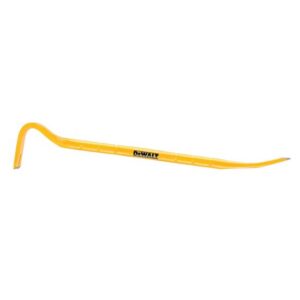 DeWALT Brecheisen und Nageleisen 600 mm, Hebeleisen, Nagelklaue aus Karbonstahl - 90°-Biegung, Abgeflachter Nut- und Nagelkopf