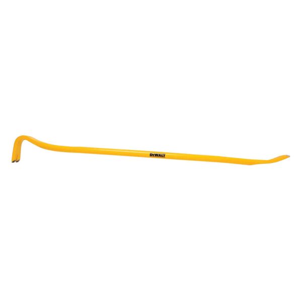 DeWALT Brecheisen und Nageleisen 910 mm, Hebeleisen, Nagelklaue aus Karbonstahl, Nagelklaue, 90°-Biegung, Abgeflachter Nut- und Nagelkopf – Bild 2