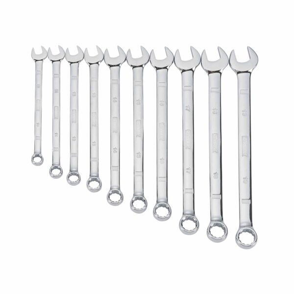 DeWALT Ring-Maulschlüssel Set, Maulschlüssel, Ringschlüssel, 15 Grad abgewinkelt, ISO 3318, DIN 3113, 10-tlg, 10-19 mm – Bild 2