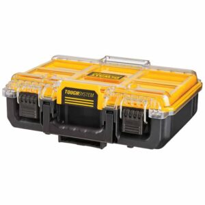 DeWALT Tough-System 2.0 DWST83392-1 Halbformat Organizer, IP54, effiziente Organisation, 127x262x365mm