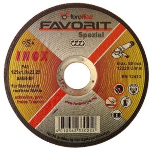 Toroflex FAVORIT Inox F41 Trennscheibe gerade, Stahl Metall Blech, 115mm / 125mm