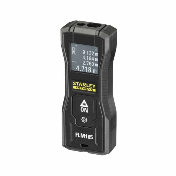 Stanley FatMax Laser-Entfernungsmesser FLM165, Distanzmesser, Abstandmesser, Handlaser, Länge, Fläche, Volumen - bis 50m – Bild 2