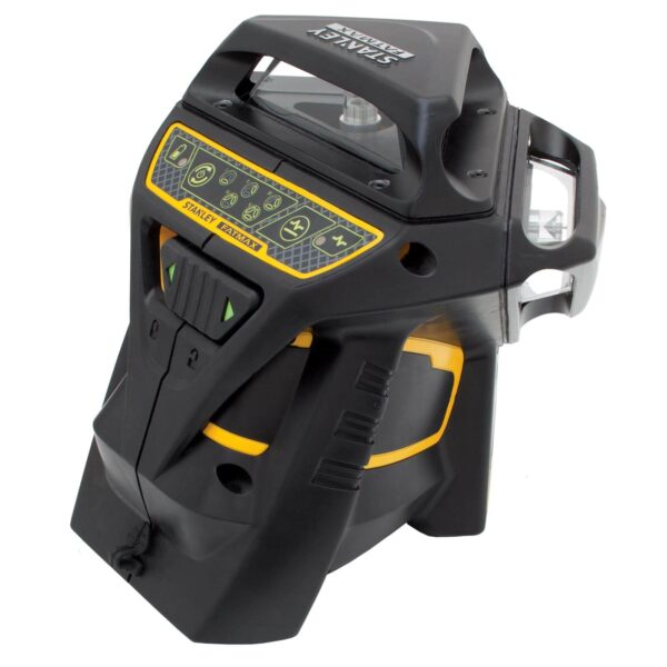 STANLEY FatMax Akku-Linienlaser FMHT1-77356 X3G 360° Grün - Set inklusive Lasersichtbrille, Zieltafel, Ladegerät und Transportkoffer – Bild 2