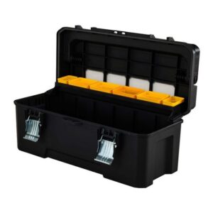 Stanley Werkzeugbox FatMax Pro Cantilever - ermöglicht das Arbeiten auf 2 Ebenen - Schutzklasse IP 53 - Wasser- u. rostbeständig - mit Griff