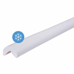 Knuffi Eckschutzprofil Typ A Frost 1 Meter, Kantenschutz, Eckschutz, Schutzprofil, Made in Germany, für frostige Umgebungen