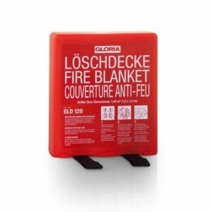 Gloria Löschdecke, Feuerlöschdecke, Fettbrand, DIN EN 1869, Glasfaser, Brandlöscher, Feuerdecke