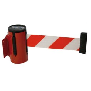 RS-GUIDELINE Gurtband Wandkassette GLW 25/45 - 4 m - Absperrsystem - Verschiedene Farbvarianten