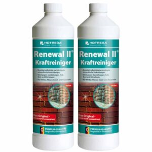 HOTREGA Renewal II Kraftreiniger 1 Liter - Steinreiniger Profi Konzentrat - für bis zu 100 m²