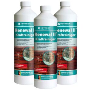 HOTREGA Renewal II Kraftreiniger 1 Liter - Steinreiniger Profi Konzentrat - für bis zu 100 m²