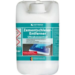 HOTREGA Zementschleier Entferner Konzentrat 5L, Grundreiniger, Fliesenreiniger, Betonreiniger, Zementreiniger