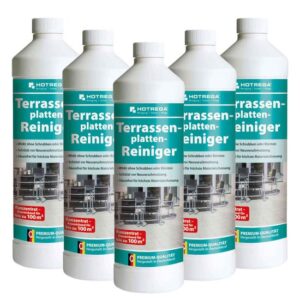 HOTREGA Terrassenplatten Reiniger Konzentrat 1 Liter - Reinigung für Terrasse und Balkon - Schutz vor Neuverschmutzung