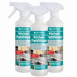 HOTREGA Küchen Fettlöser 500ml - Fettreiniger, Küchenreiniger, Fettentferner, Arbeitsplattenreinger, Herdreiniger