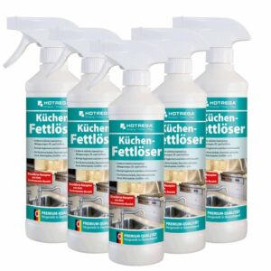 HOTREGA Küchen Fettlöser 500ml - Fettreiniger, Küchenreiniger, Fettentferner, Arbeitsplattenreinger, Herdreiniger