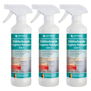 HOTREGA Kühlschrank Hygiene Reiniger 3in1 500ml - zur Reinigung und Desinfektion