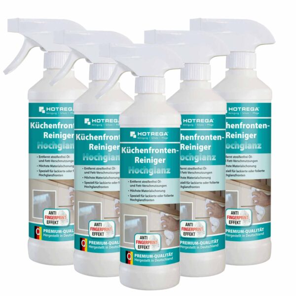 HOTREGA Küchenfronten-Reiniger Hochglanz 500ml - Küchenreinigung, Küchenreiniger, Intensivreiniger, Frontenreiniger – Bild 2