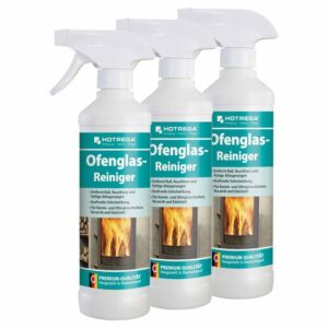 HOTREGA Ofenglas-Reiniger 500 ml, Kaminscheibenreiniger, Kaminreiniger, Glasreiniger