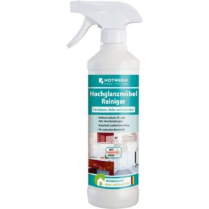 HOTREGA Hochglanzmöbel Reiniger 500 ml, Möbelreiniger, streifenfrei, Anti-Fingerprint