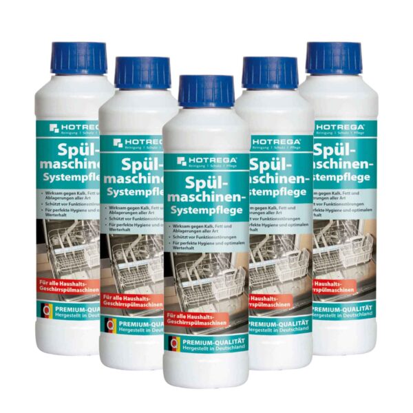 HOTREGA Spülmaschinenreiniger Spülmaschinen Systempflege 250 ml - Entkalker, Pflege, Spülmaschinenpflege – Bild 2